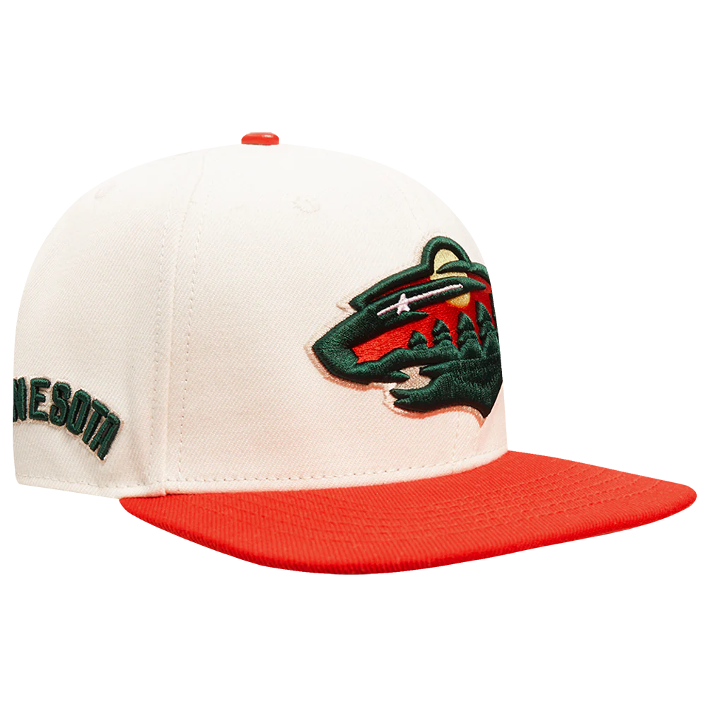 NHL MINNESOTA WILD RETRO CLASSIC UNISEX PRIMARY LOGO WOOL SNAPBACK HAT