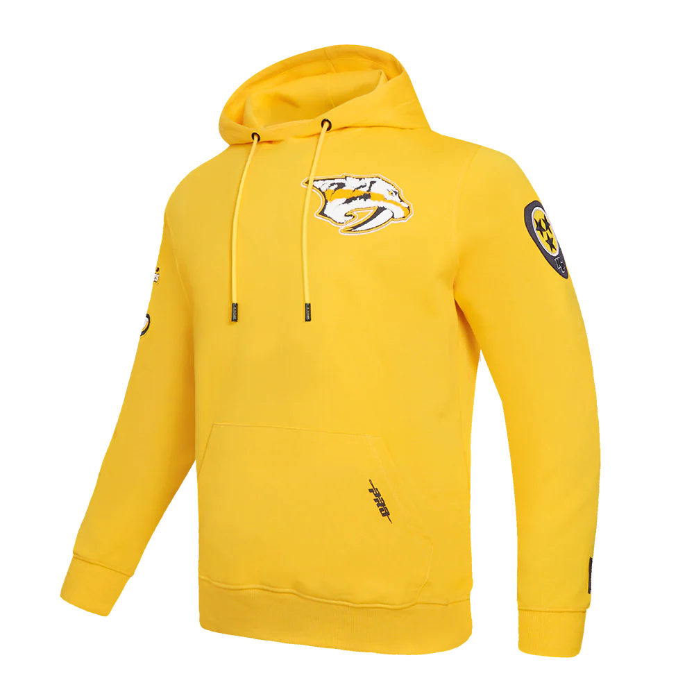 NHL NASHVILLE PREDATORS CLASSIC CHENILLE DOUBLE KNIT PULLOVER HOODIE