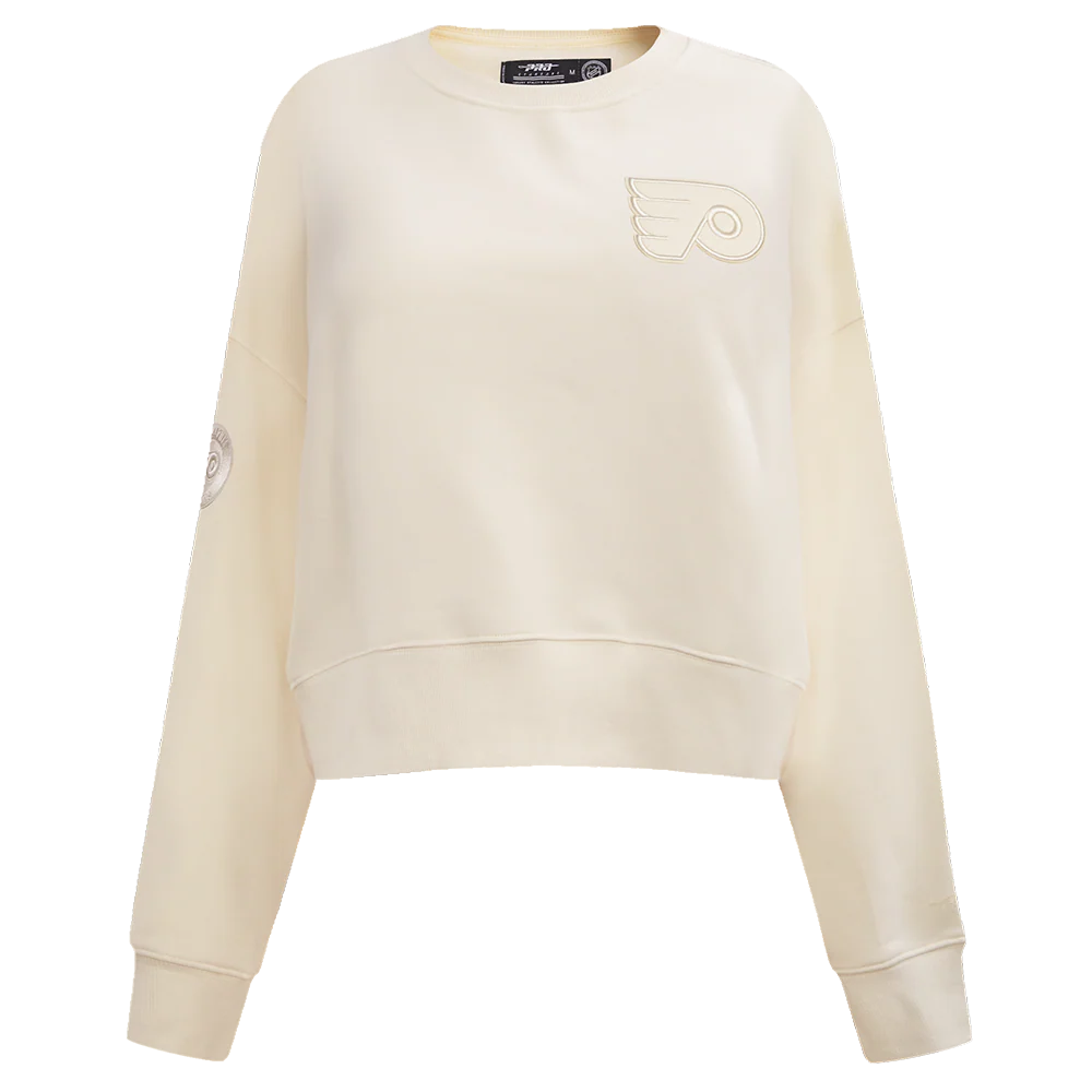 NHL PHILADELPHIA FLYERS NEUTRAL WOMEN'S CREWNECK