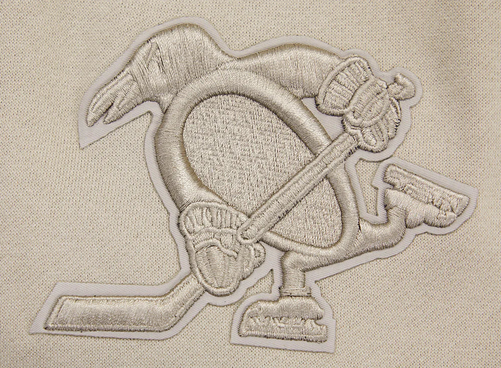 NHL PITTSBURGH PENGUINS NEUTRAL DROP SHOULDER FLEECE CREWNECK