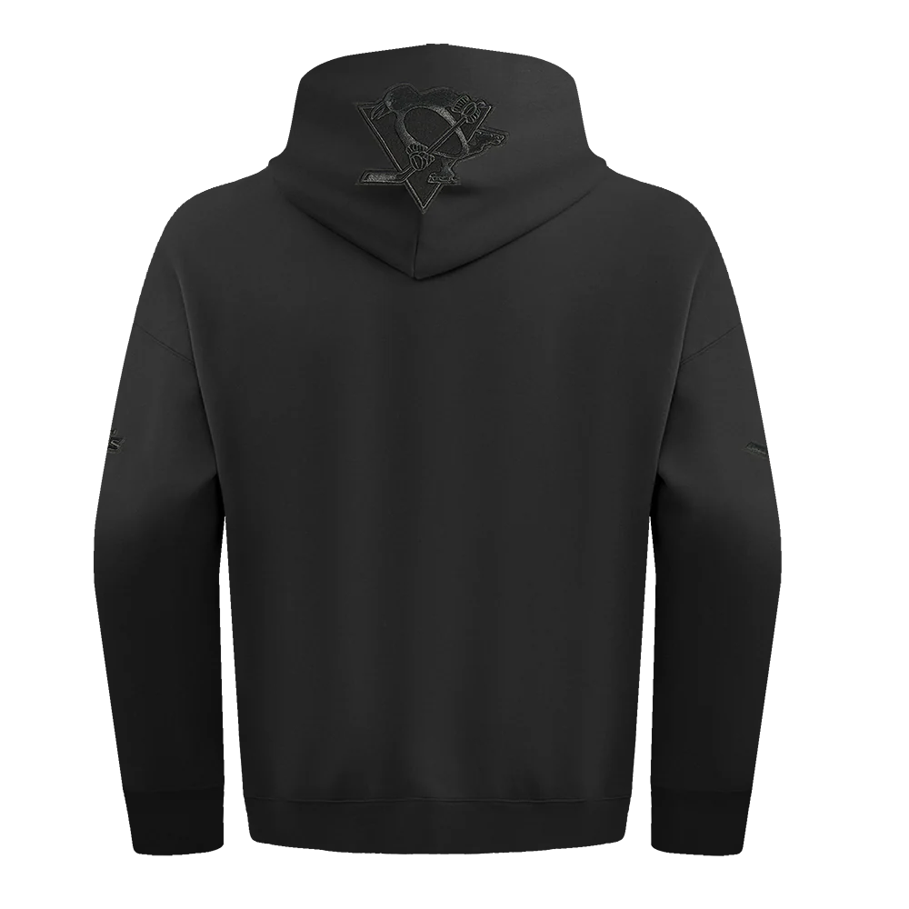 NHL PITTSBURGH PENGUINS NEUTRAL DROP SHOULDER FLEECE PULLOVER HOODIE