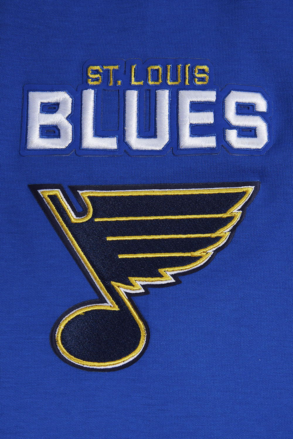 NHL ST. LOUIS BLUES CLASSIC CHENILLE MEN'S PULLOVER HOODIE