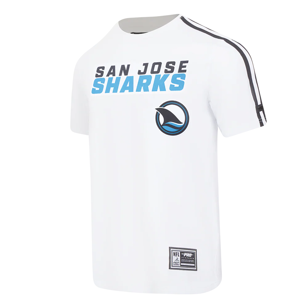 NHL SAN JOSE SHARKS CLASSIC MESH MEN'S SJ STRIPED TEE