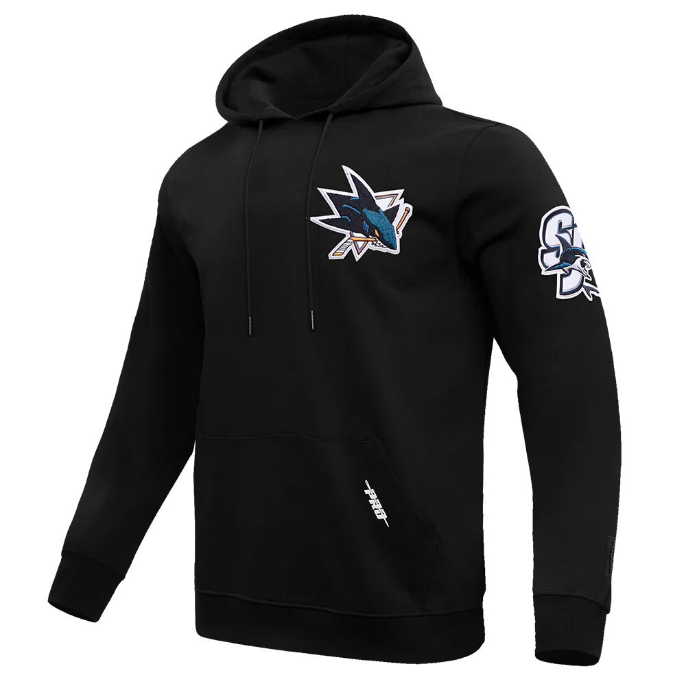 NHL SAN JOSE SHARKS CLASSIC CHENILLE MEN'S PO HOODIE