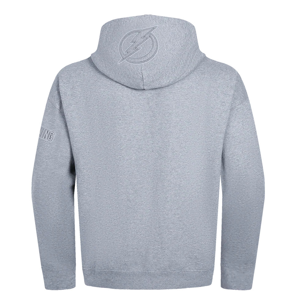 NHL TAMPA BAY LIGHTNING NEUTRAL MEN'S DROP SHOULDER PULLOVER HOODIE