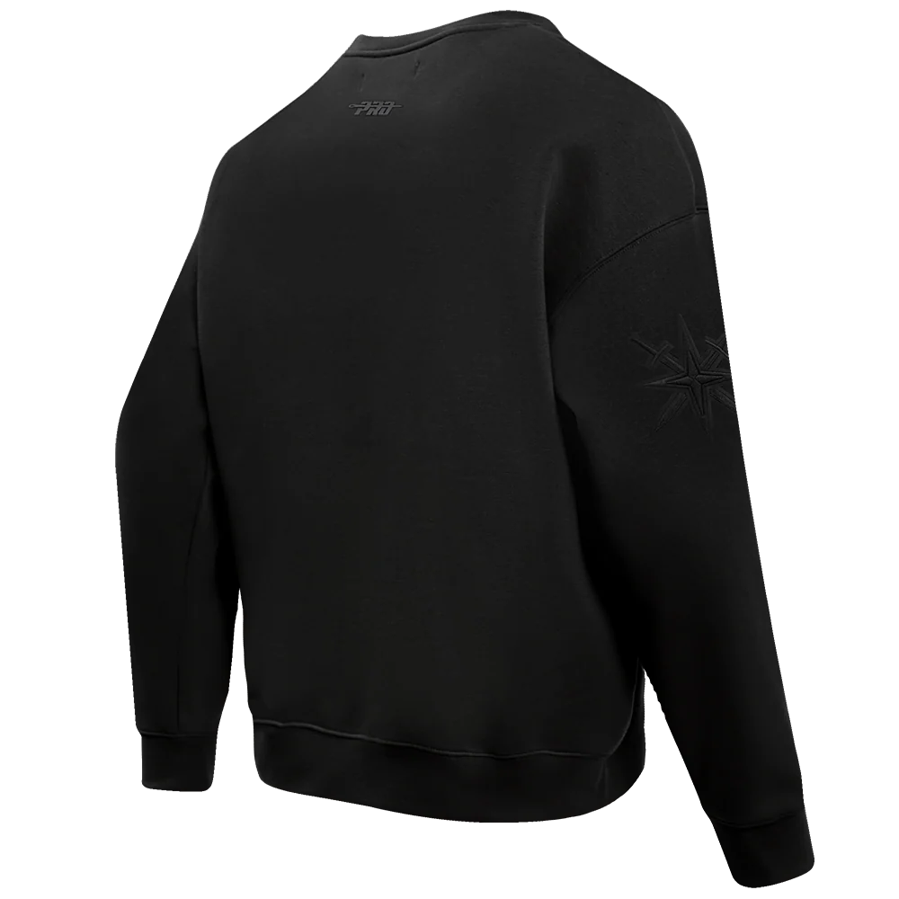 NHL VEGAS GOLDEN KNIGHTS NEUTRAL DROP SHOULDER FLEECE CREWNECK