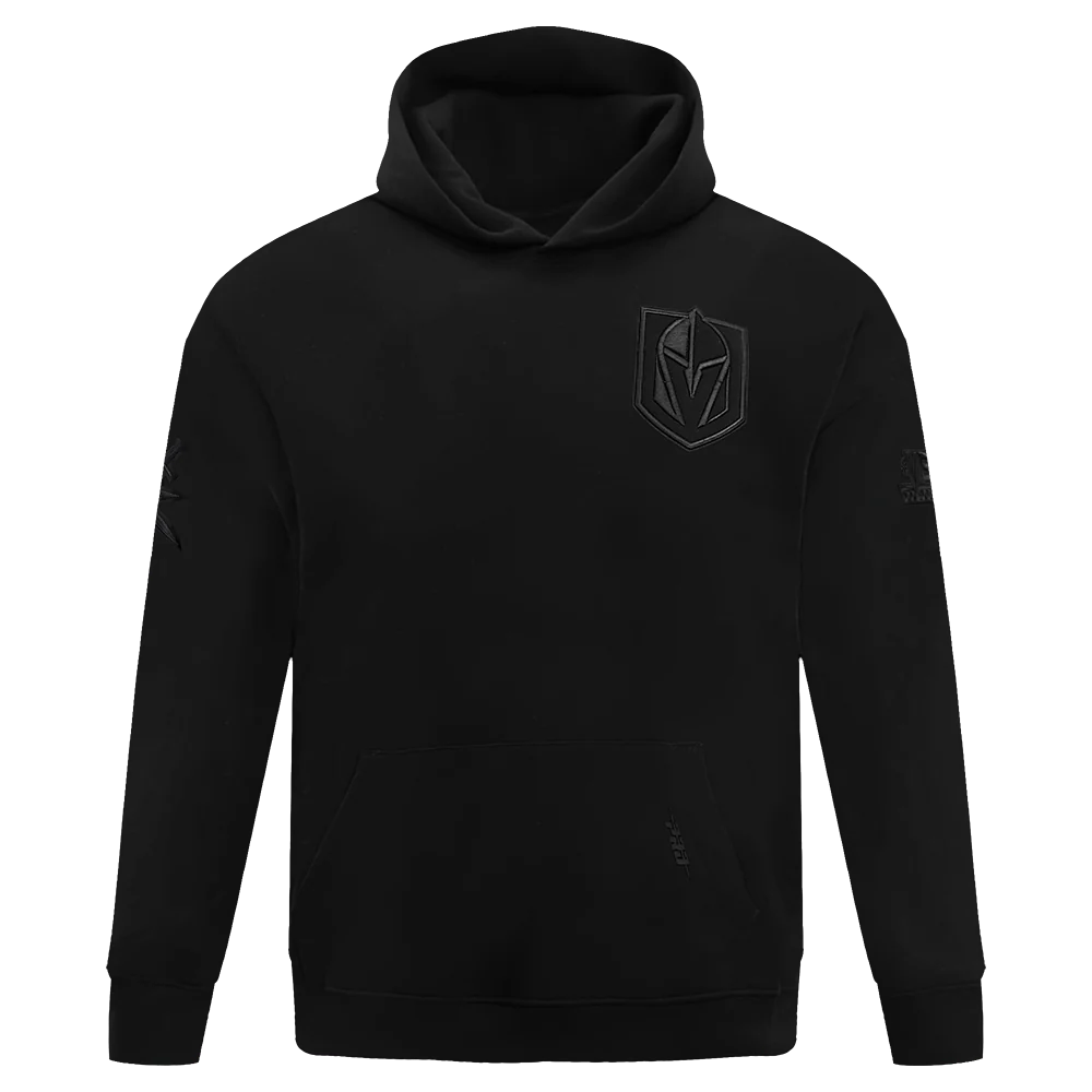 NHL VEGAS GOLDEN KNIGHTS NEUTRAL DROP SHOULDER FLEECE PULLOVER HOODIE