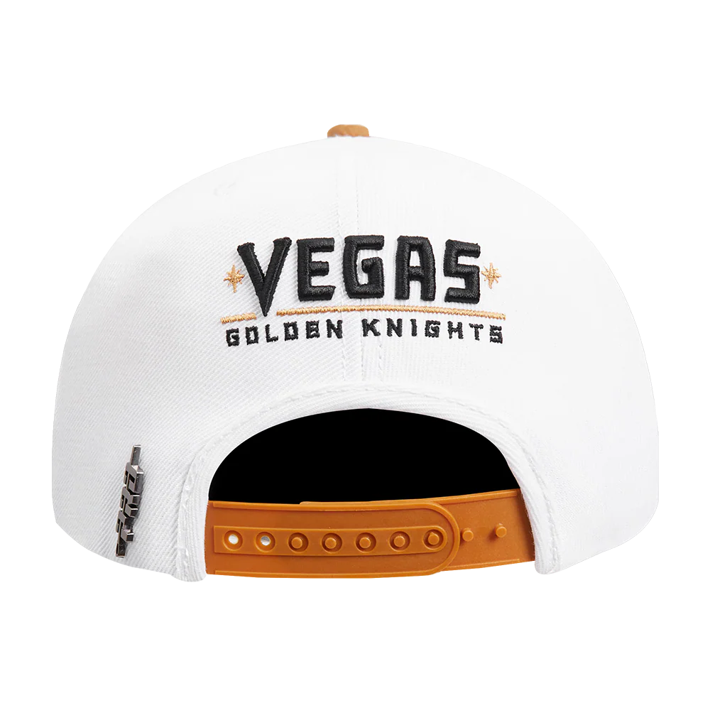 NHL VEGAS GOLDEN KNIGHTS OLD ENGLISH UNISEX 6 PANEL SNAPBACK HAT