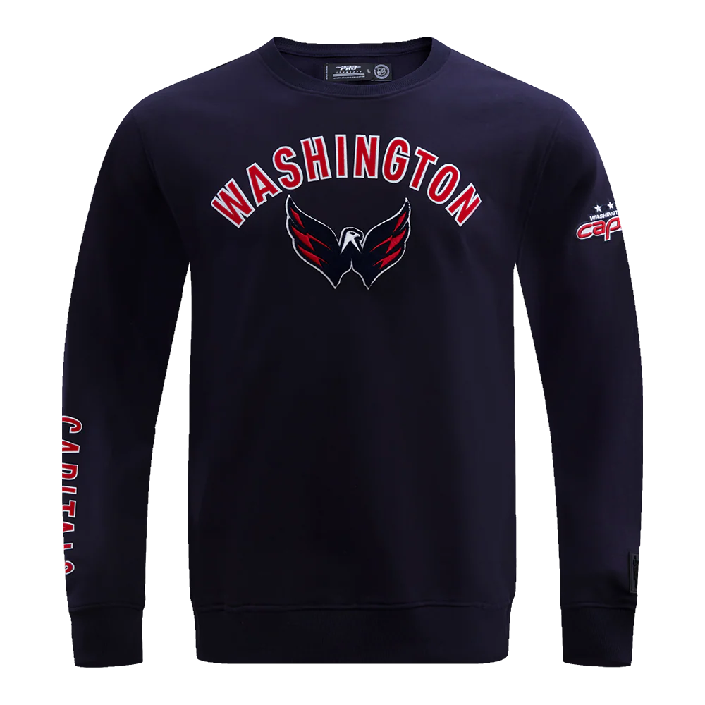 NHL WASHINGTON CAPITALS CLASSIC BRISTLE MEN'S CREWNECK