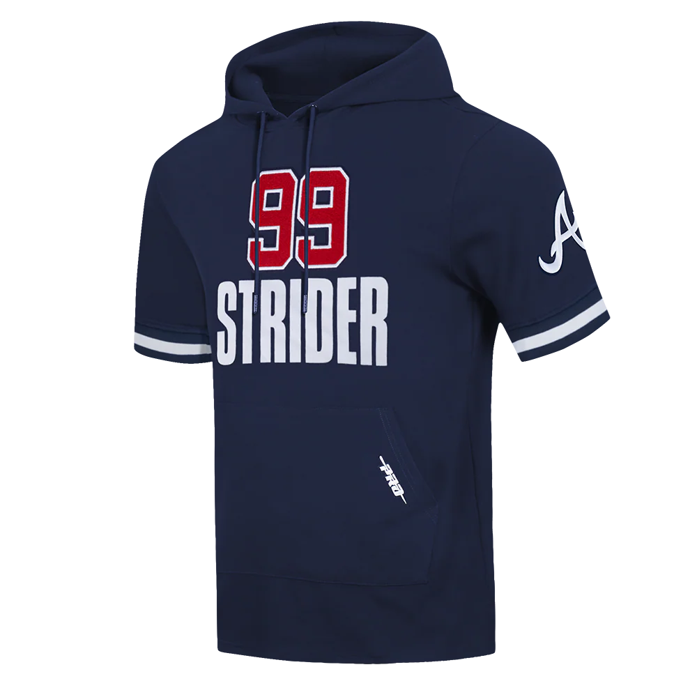 MLB ATLANTA BRAVES SPENCER STRIDER #99 CLASSIC PLAYER NAME AND NUMBER MEN'S TOP
