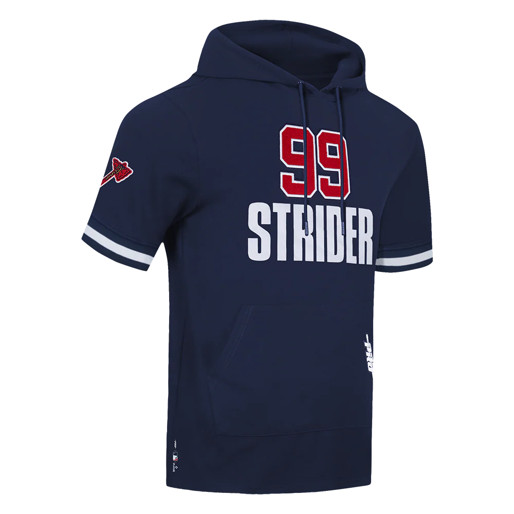 MLB ATLANTA BRAVES SPENCER STRIDER #99 CLASSIC PLAYER NAME AND NUMBER MEN'S TOP