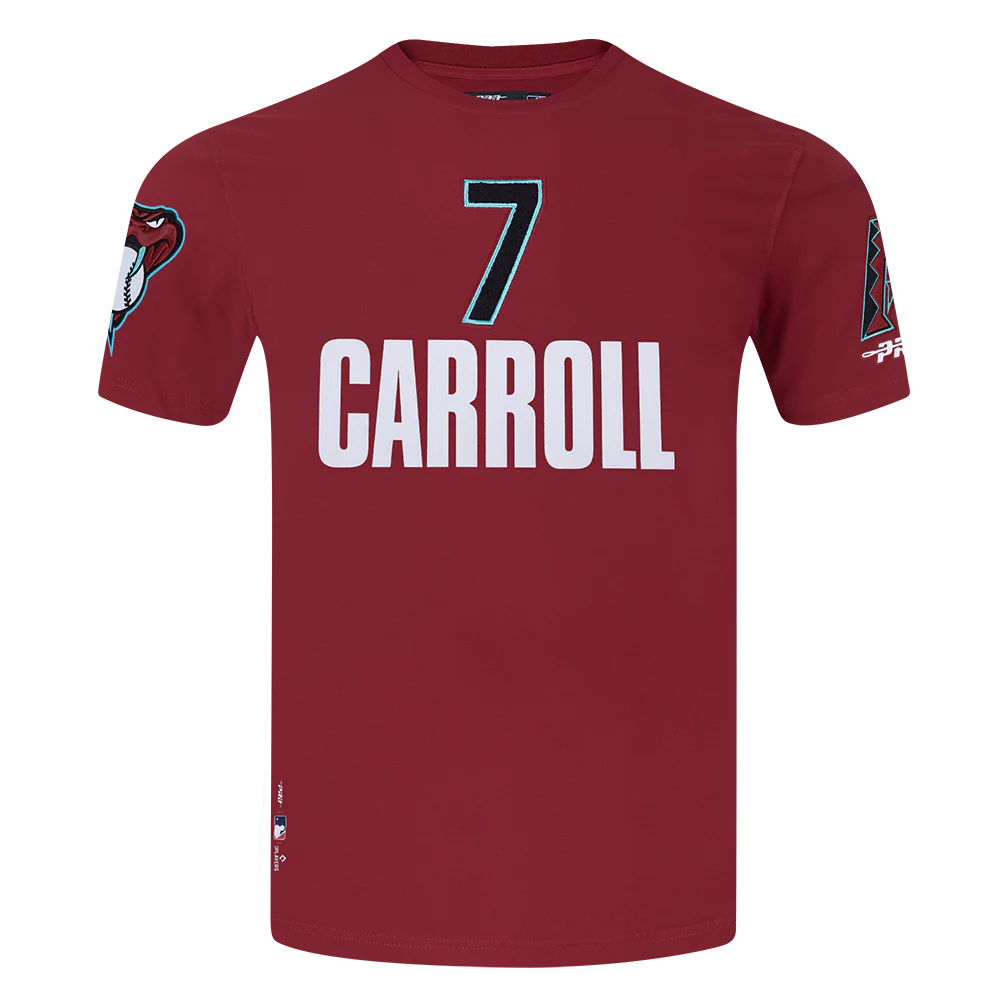 MLB ARIZONA DIAMONDBACKS CORBIN CARROLL #7 CLASSIC MEN'S SINGLE JERSEY MEN'S TOP