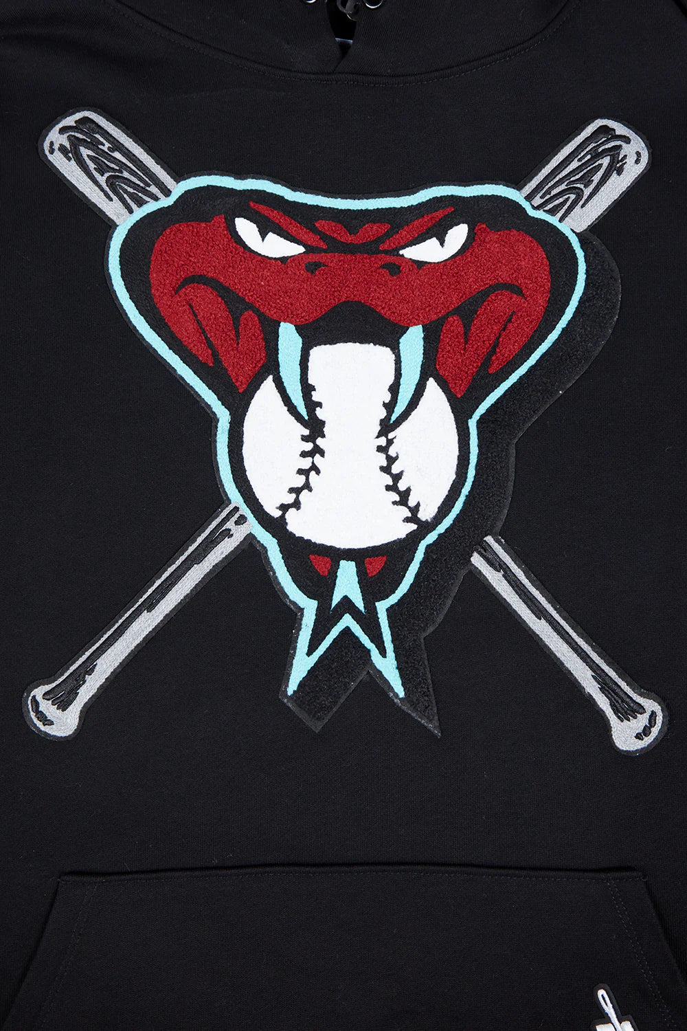 MLB ARIZONA DIAMONDBACKS MASHUP MEN'S RIB PULLOVER HOODIE