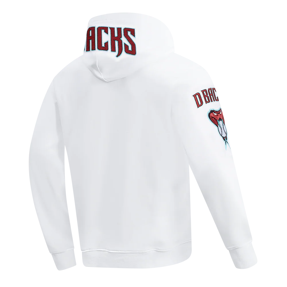 MLB ARIZONA DIAMONDBACKS CLASSIC CHENILLE MEN'S PULLOVER HOODIE