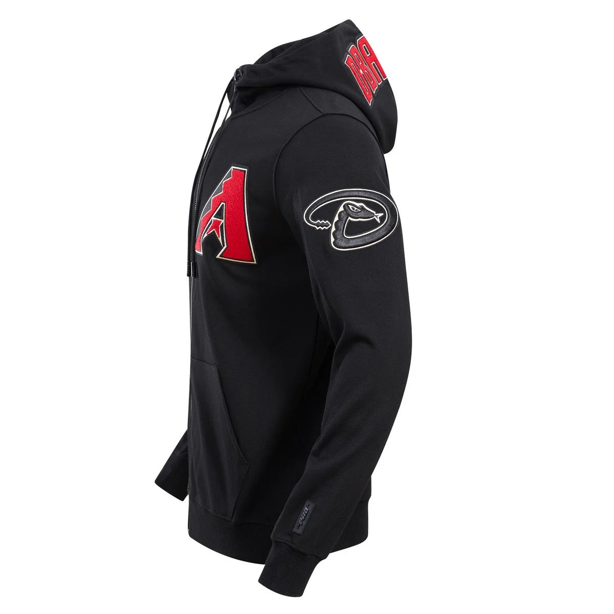 MLB ARIZONA DIAMONDBACKS CLASSIC CHENILLE MEN'S FULL ZIP PULLOVER HOODIE