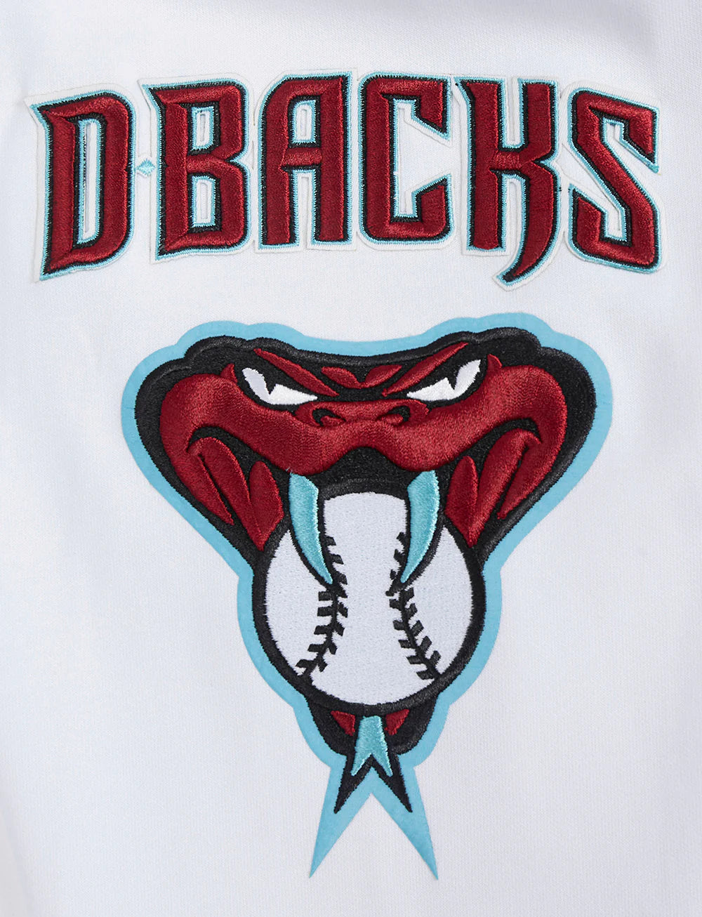 MLB ARIZONA DIAMONDBACKS CLASSIC CHENILLE MEN'S FULL ZIP PULLOVER HOODIE