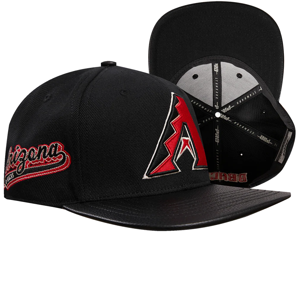 MLB ARIZONA DIAMONDBACKS SCRIPT TAIL WOOL STRAPBACK