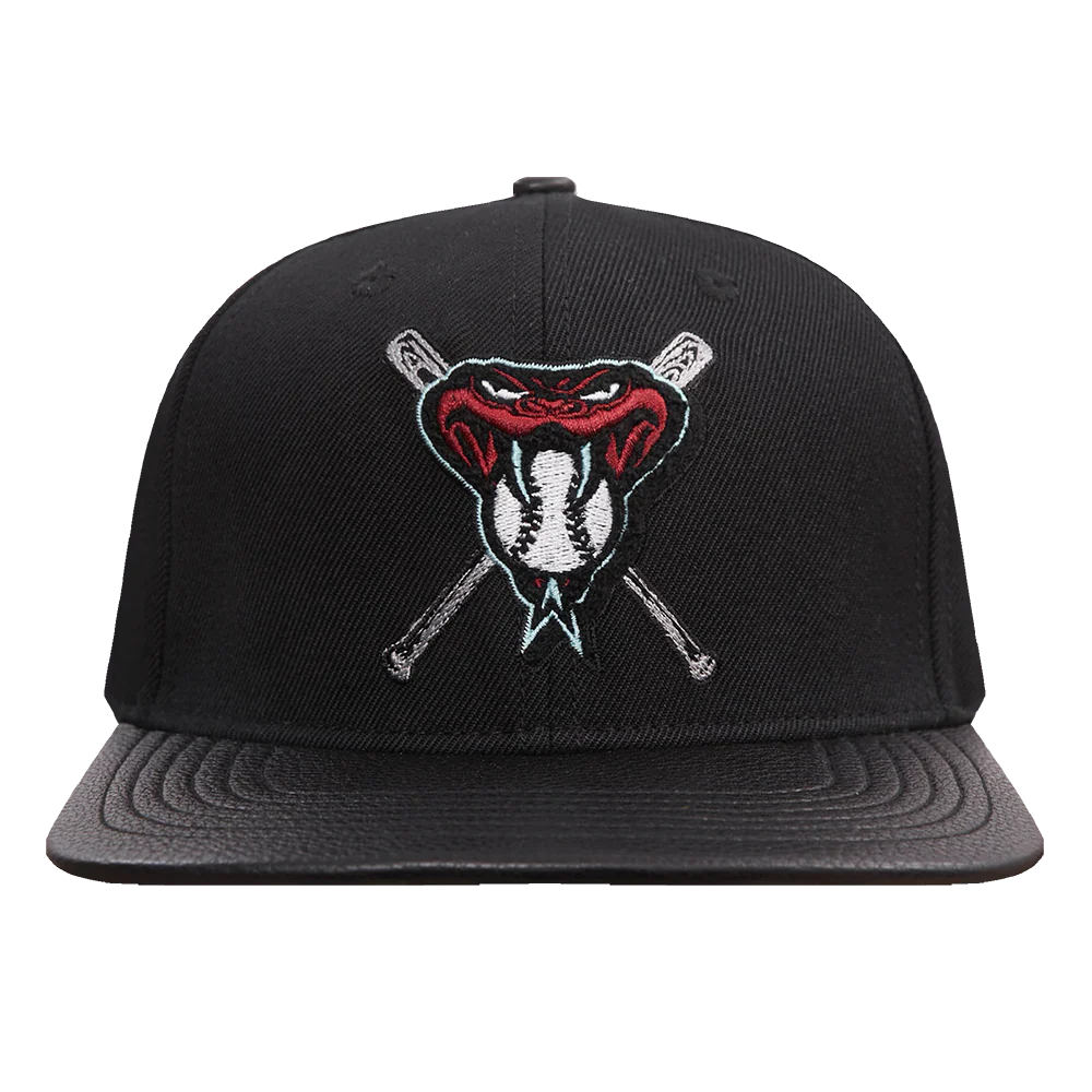 MLB ARIZONA DIAMONDBACKS MASHUP UNISEX WOOL LEATHER STRAPBACK HAT
