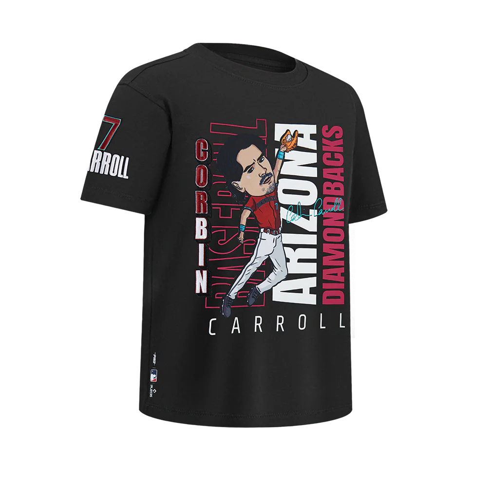 MLB ARIZONA DIAMONDBACKS CORBIN CARROLL #7 REMIX AVATAR BIG BOYS SHORT SLEEVE TOP