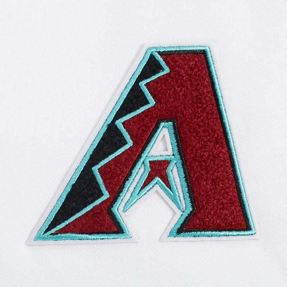 MLB ARIZONA DIAMONDBACKS CLASSIC WOMEN'S CROPPED FLEECE PULLOVER HOODIE