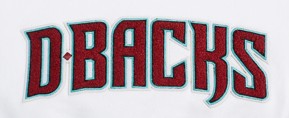 MLB ARIZONA DIAMONDBACKS CLASSIC WOMEN'S CROPPED FLEECE PULLOVER HOODIE