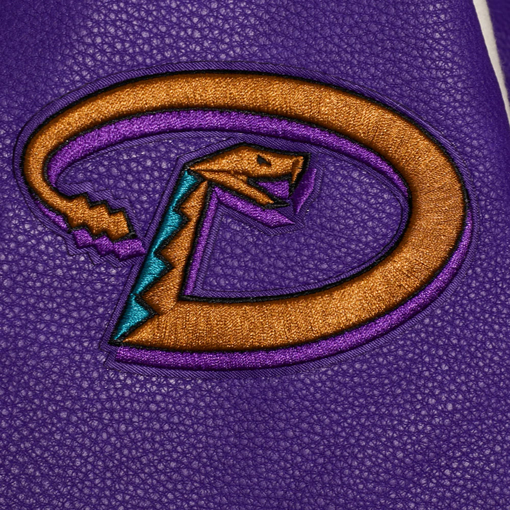MLB ARIZONA DIAMONDBACKS RETRO CLASSIC WOMEN'S RIB WOOL VARSITY JACKET