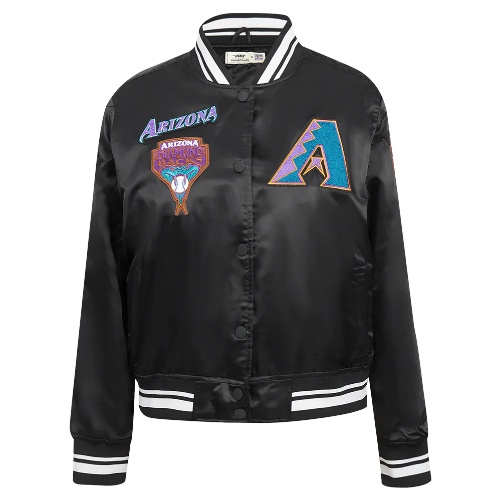 MLB ARIZONA DIAMONDBACKS RETRO CLASSIC WOMEN'S RIB SATIN JACKET