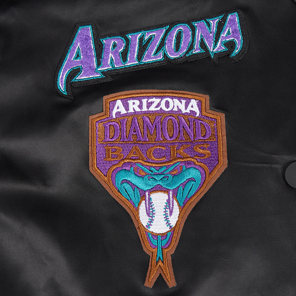 MLB ARIZONA DIAMONDBACKS RETRO CLASSIC WOMEN'S RIB SATIN JACKET