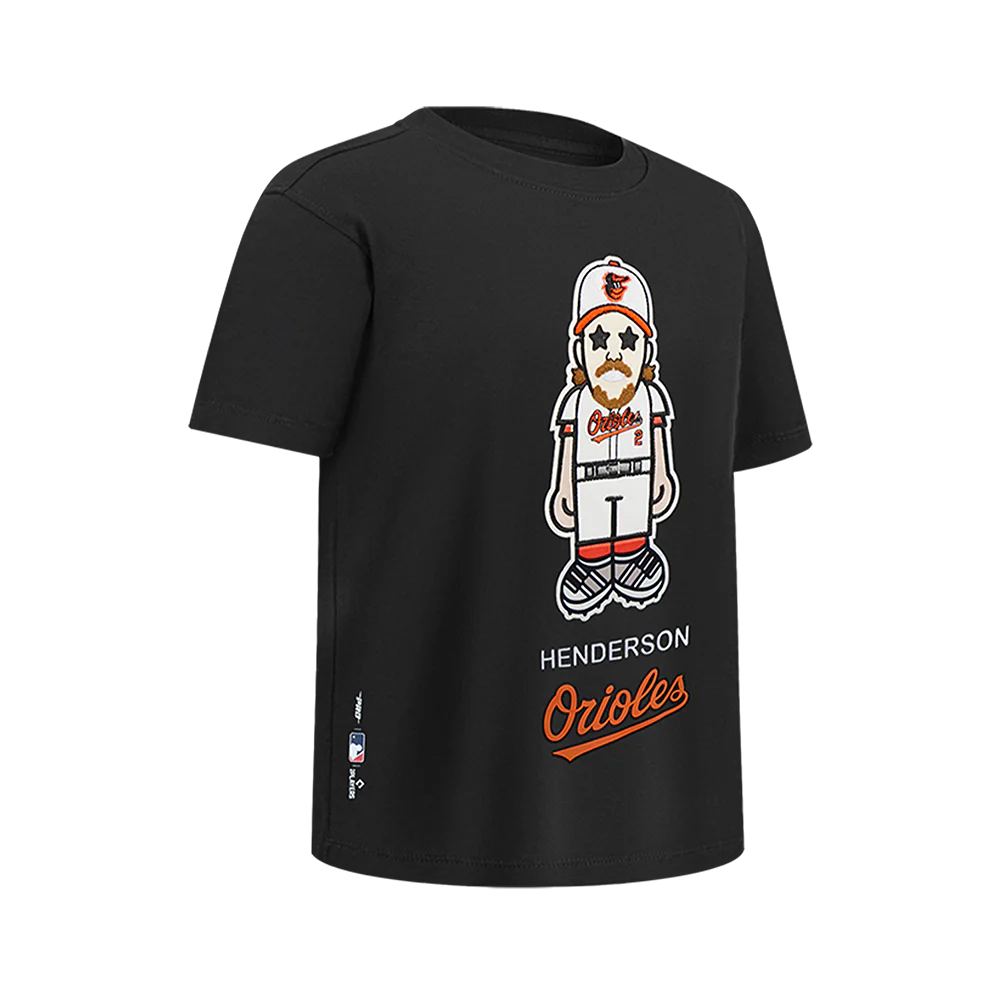 MLB BALTIMORE ORIOLES GUNNAR HENDERSON #2 AVATAR BIG BOYS SHORT SLEEVE TOP