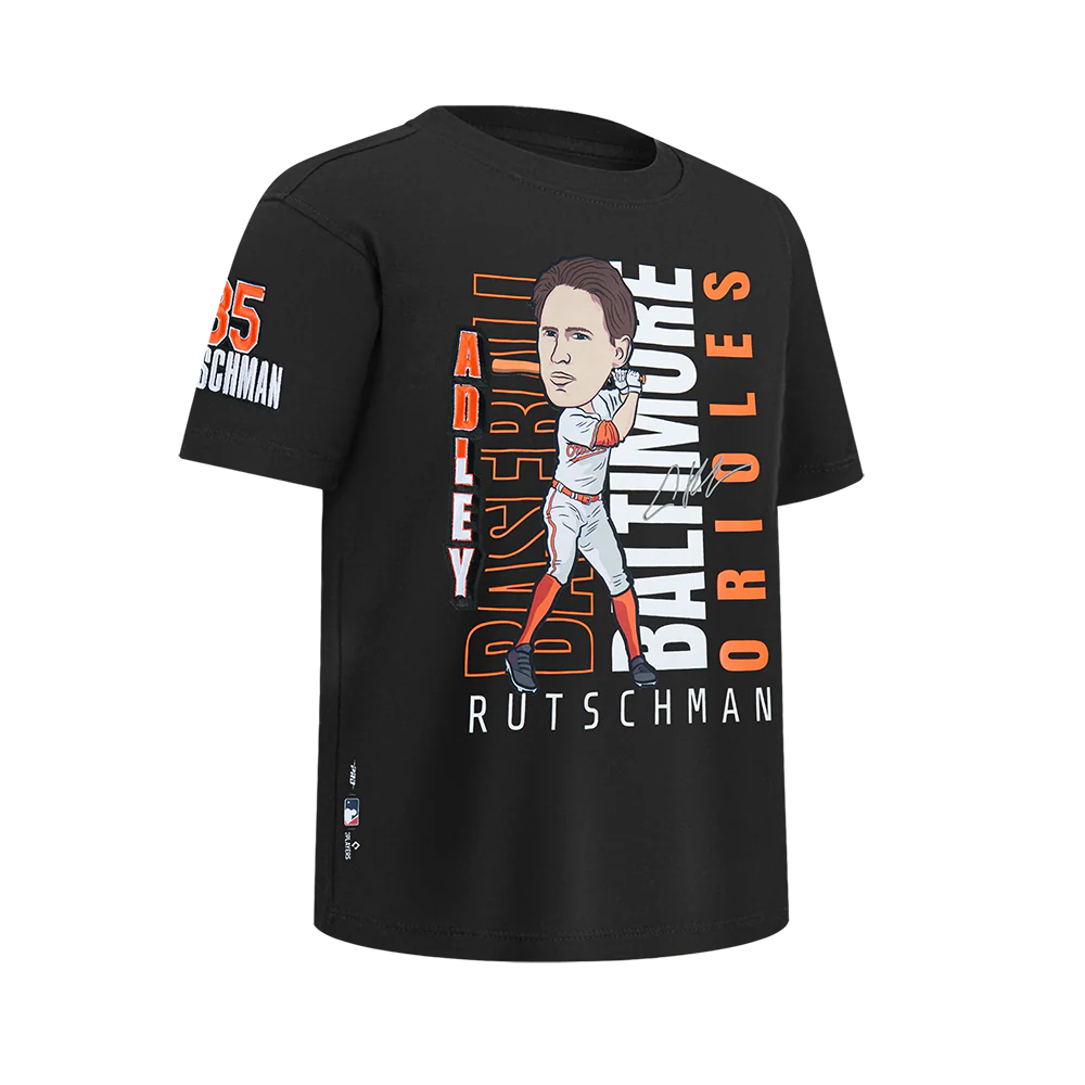 MLB BALTIMORE ORIOLES ADLEY RUTSCHMAN #35 REMIX AVATAR BIG BOYS SHORT SLEEVE TOP