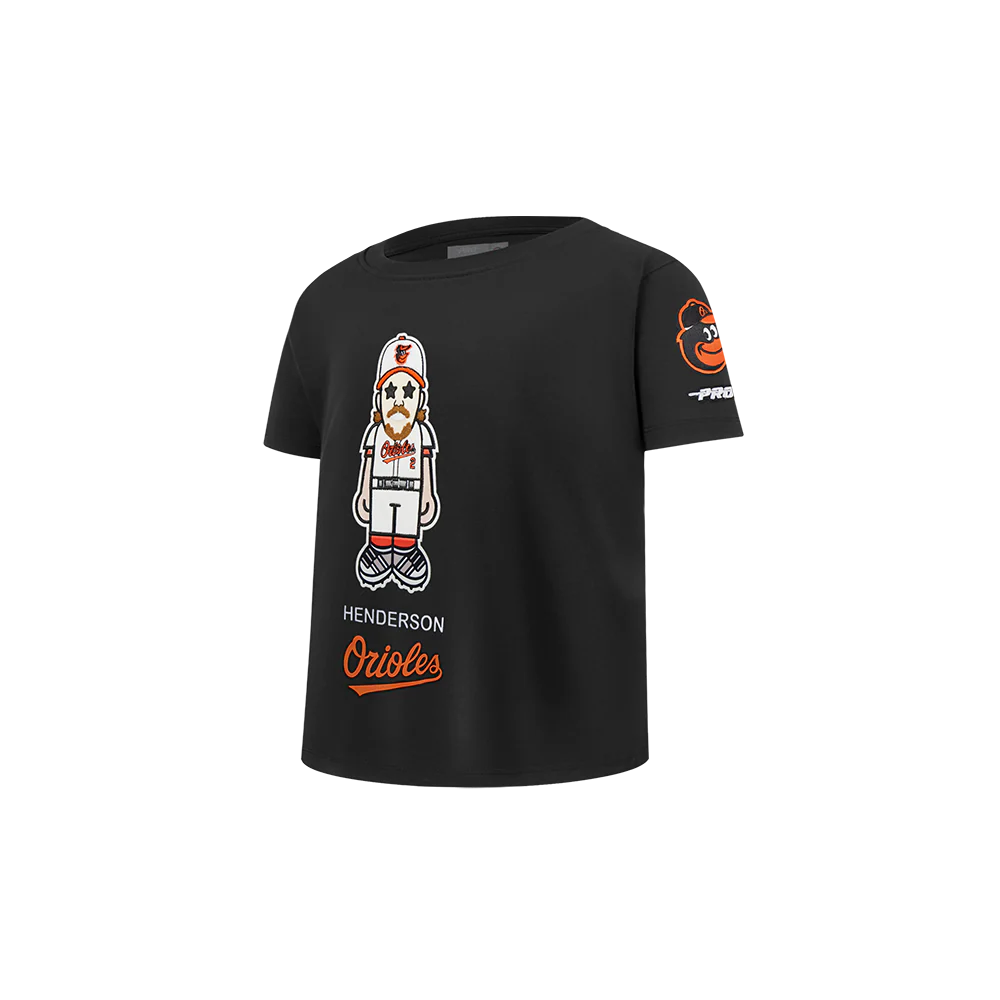 MLB BALTIMORE ORIOLES GUNNAR HENDERSON #2 AVATAR TODDLER BOYS SHORT SLEEVE TOP