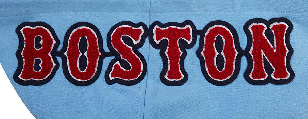 MLB BOSTON RED SOX CLASSIC CHENILLE MEN'S PULLOVER HOODIE