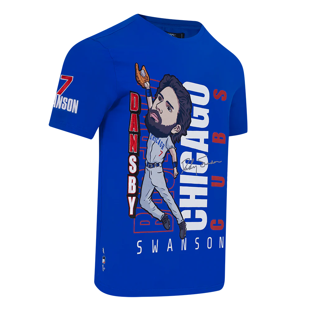 MLB CHICAGO CUBS DANSBY SWANSON #7 REMIX AVATAR SINGLE JERSEY MEN'S TOP
