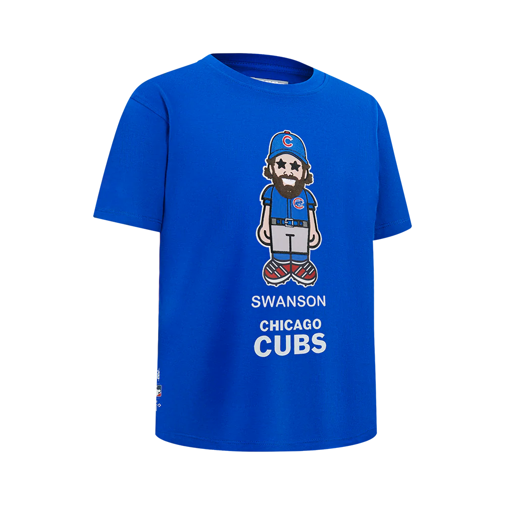 MLB CHICAGO CUBS DANSBY SWANSON #7 AVATAR BIG BOYS SHORT SLEEVE TOP