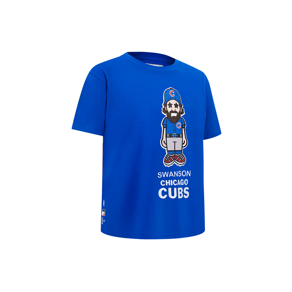 MLB CHICAGO CUBS DANSBY SWANSON #7 AVATAR LITTLE BOYS SHORT SLEEVE TOP