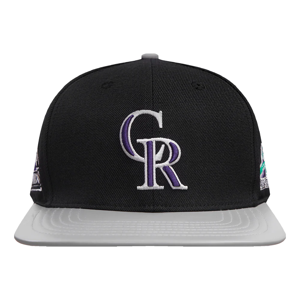 MLB COLORADO ROCKIES RETRO CLASSIC UNISEXS 6 PANEL STRAPBACK