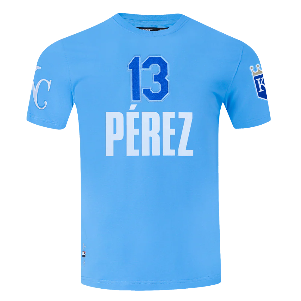 MLB KANSAS CITY ROYALS SALVADOR PEREZ #13 CLASSIC M SINGLE JERSEY MEN'S TOP