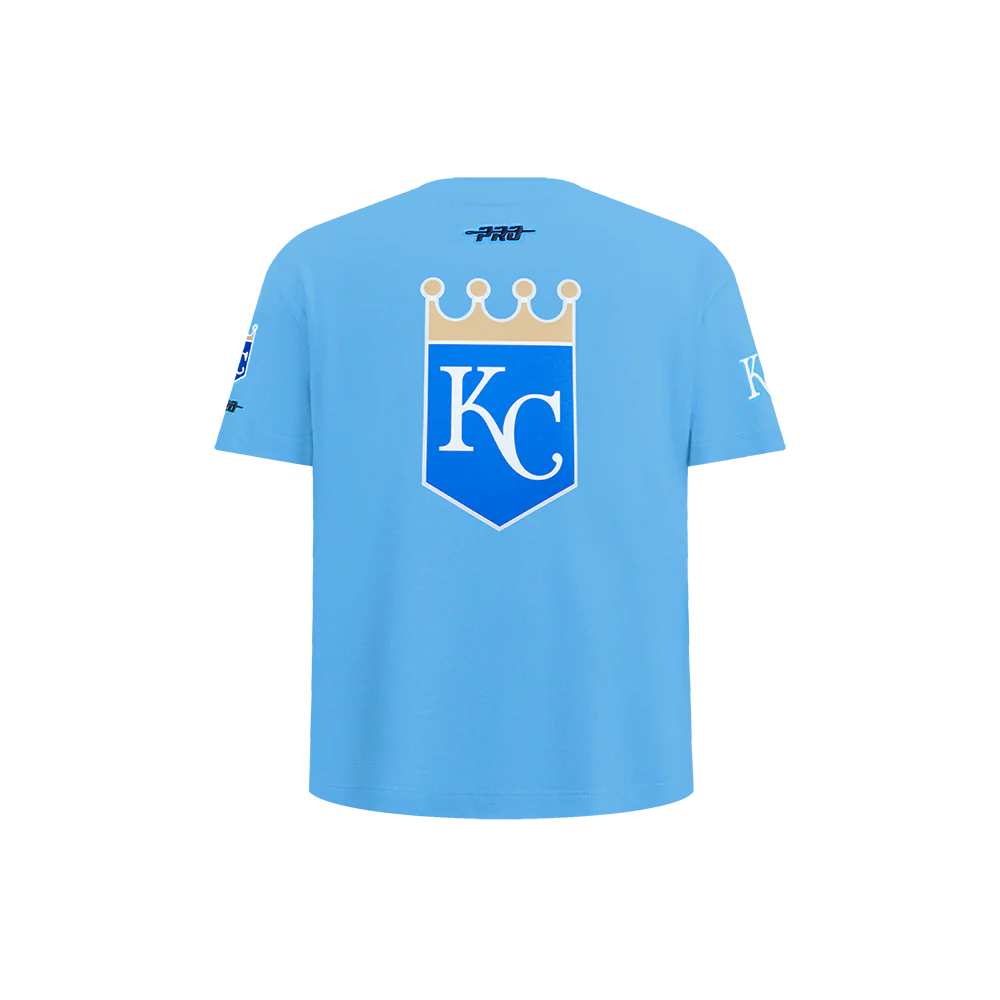 MLB KANSAS CITY ROYALS BOBBY WITT JR. #7 CLASSIC PLAYER NAME AND NUMBER LITTLE BOY SHORT SLEEVE TOP