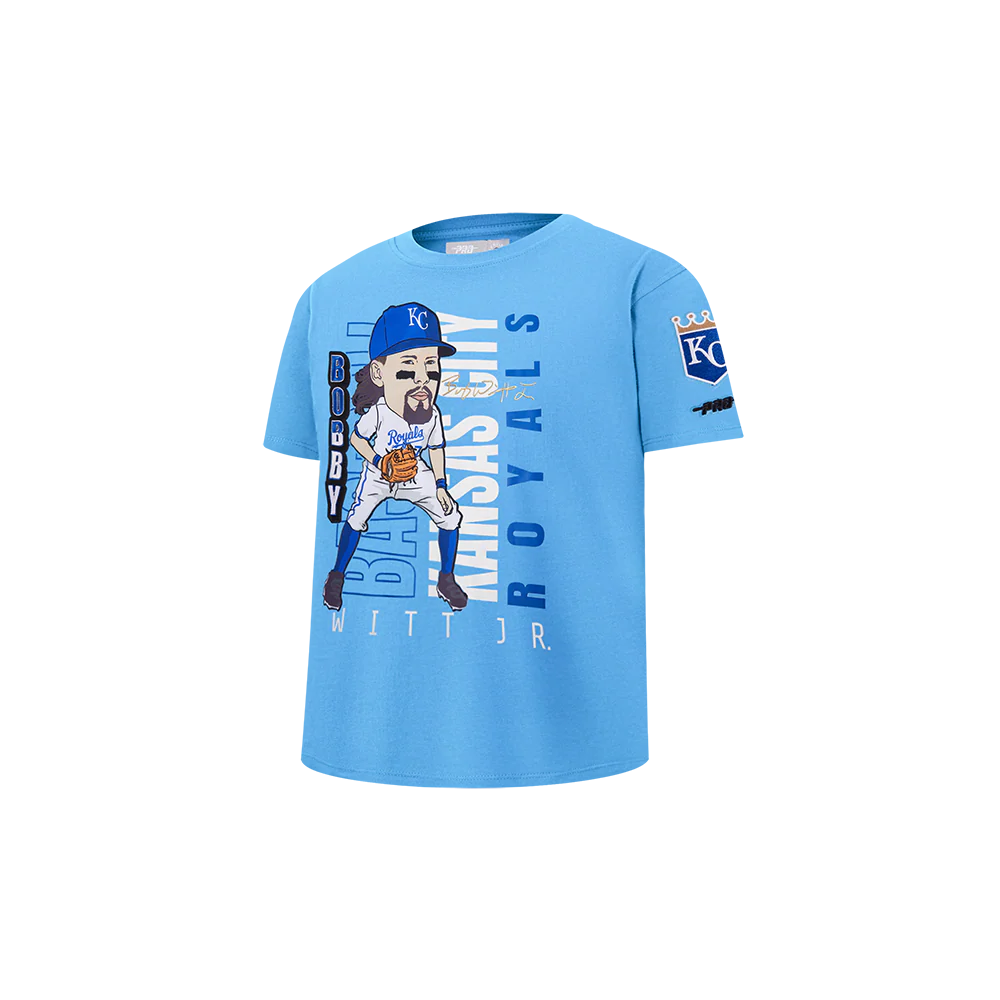 MLB KANSAS CITY ROYALS BOBBY WITT JR. #7 REMIX AVATAR TODDLER BOYS SHORT SLEEVE TOP
