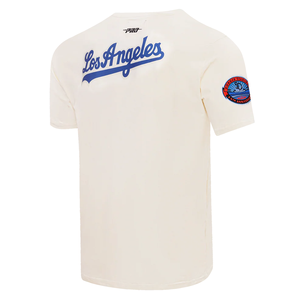 MLB LOS ANGELES DODGERS RETRO STRIPER MEN'S SINGLE JERSEY TOP