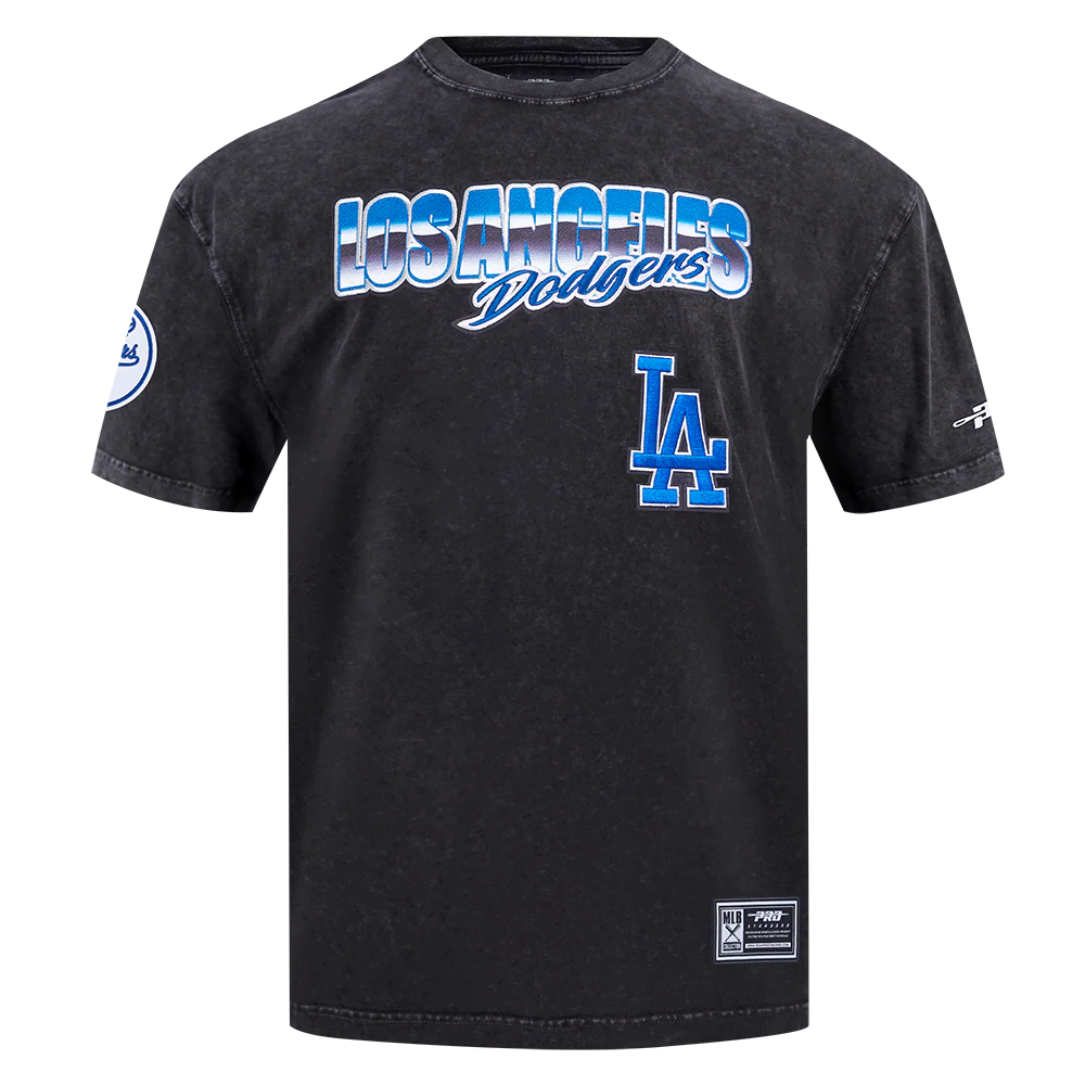 MLB LOS ANGELES DODGERS CHROME MEN'S COTTON JERSEY DROP SHOULDER TOP