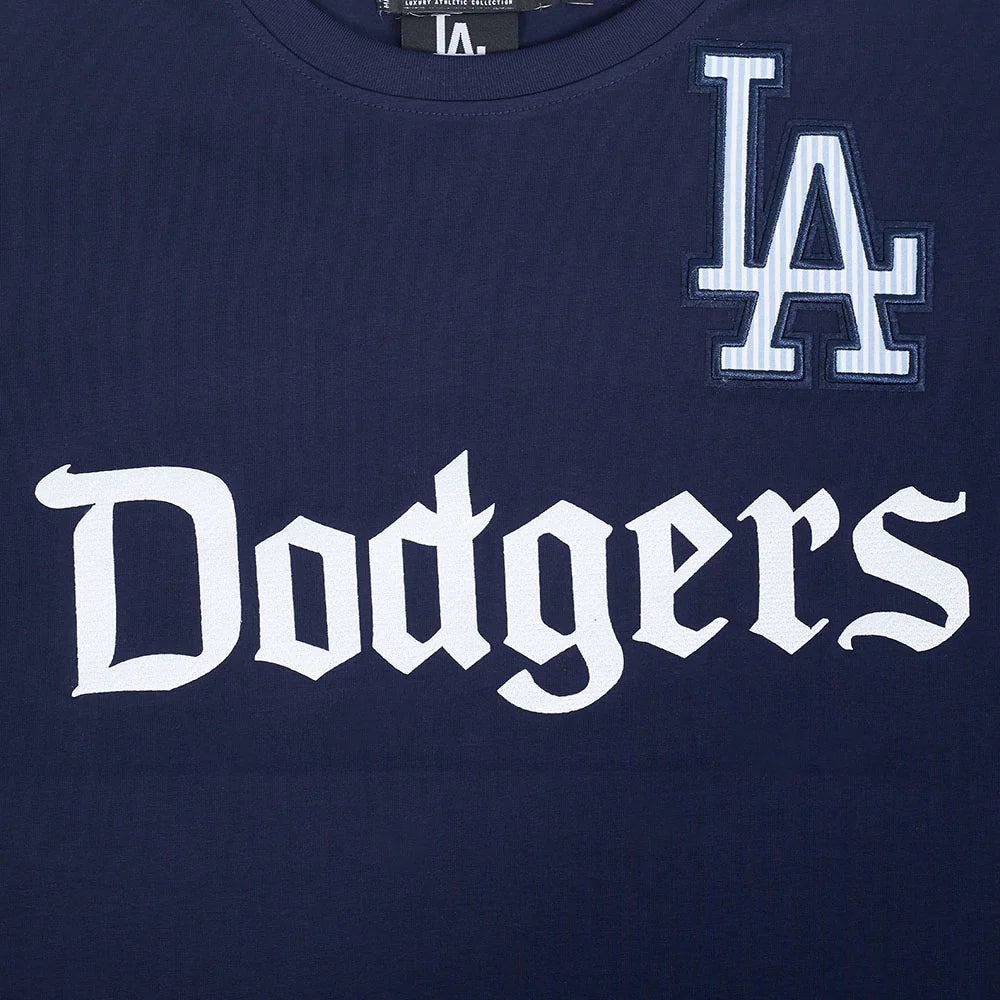 MLB LOS ANGELES DODGERS COUNTRY CLUB MEN'S SINGLE JERSEY STRIPED TOP