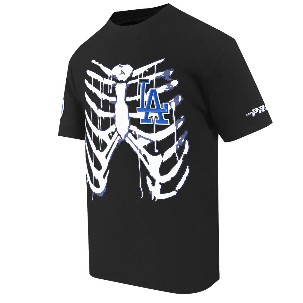 MLB LOS ANGELES DODGERS RIB CAGE MEN'S COTTON JERSEY DROP SHOULDER TOP