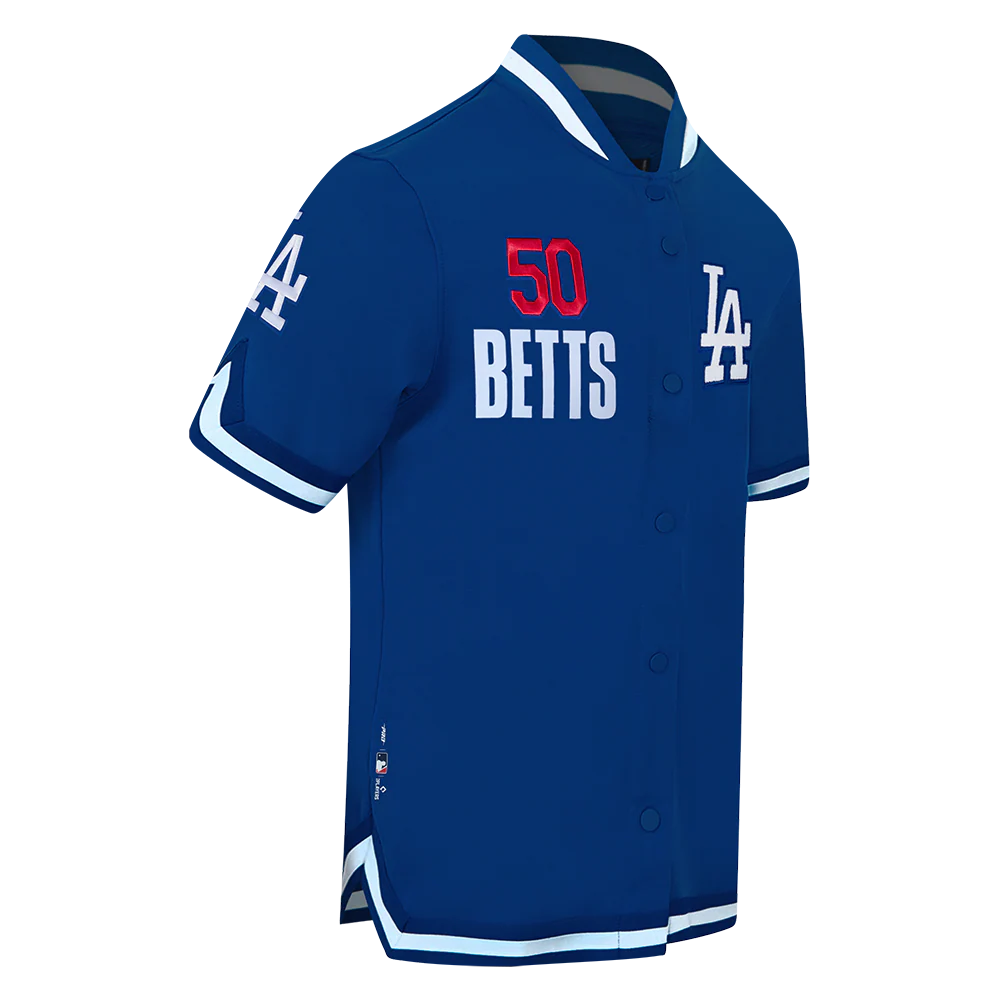 MLB LOS ANGELES DODGERS MOOKIE BETTS #50 CLASSIC MEN'S WARM UP JACKET