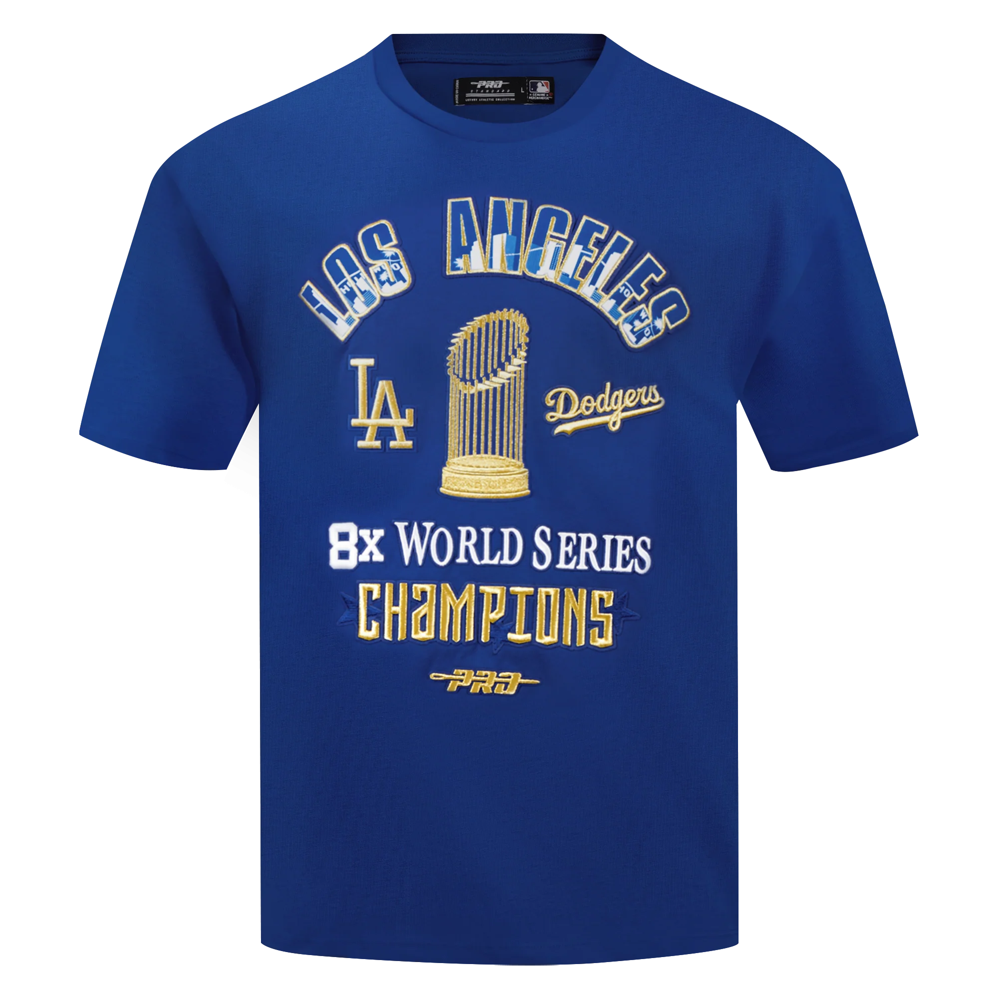 MLB LOS ANGELES DODGERS WORLD SERIES 2024 MEN'S COTTON JERSEY DROP SHOULDER TOP