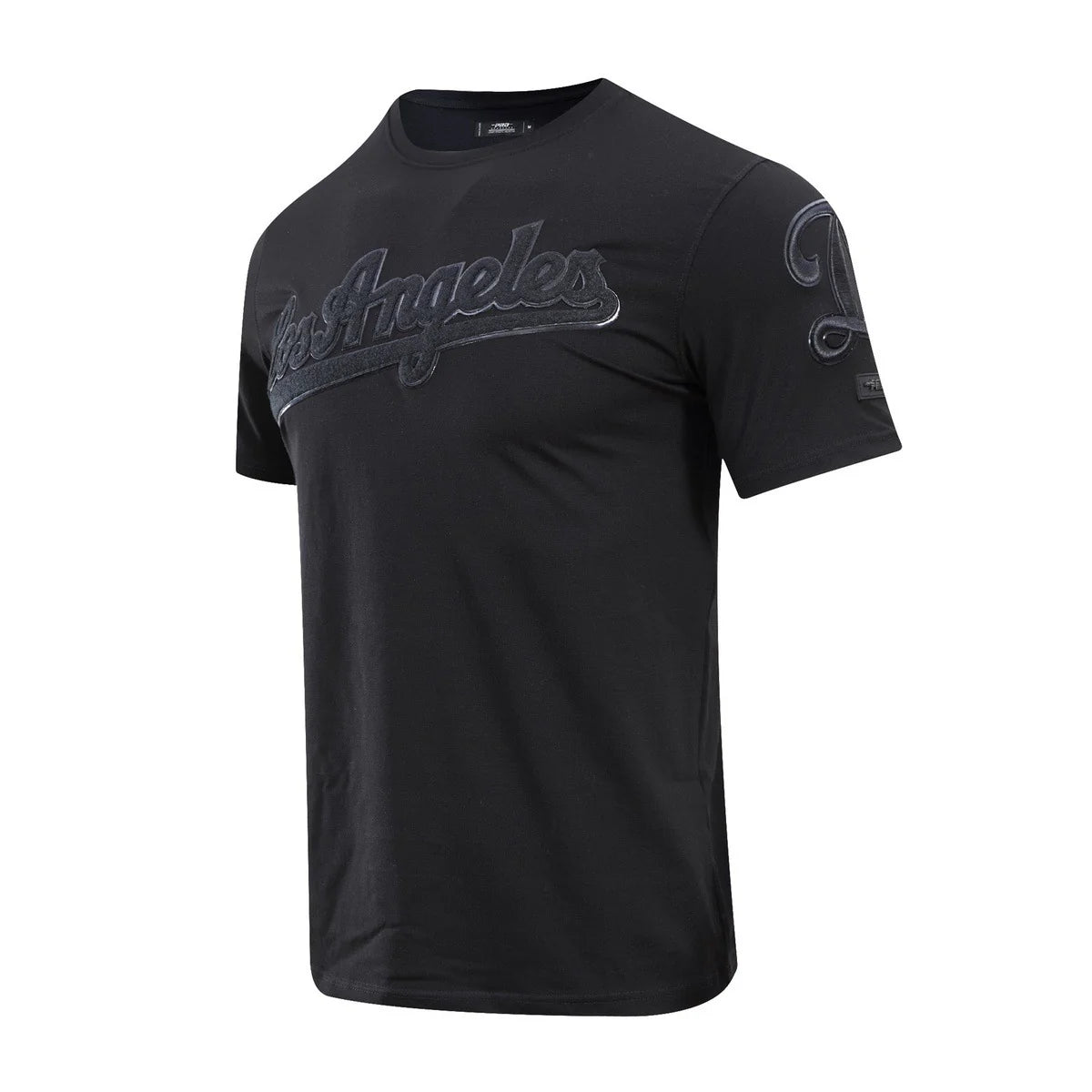 MLB LOS ANGELES DODGERS TRIPLE BLACK LOGO PRO TEAM MEN'S TOP