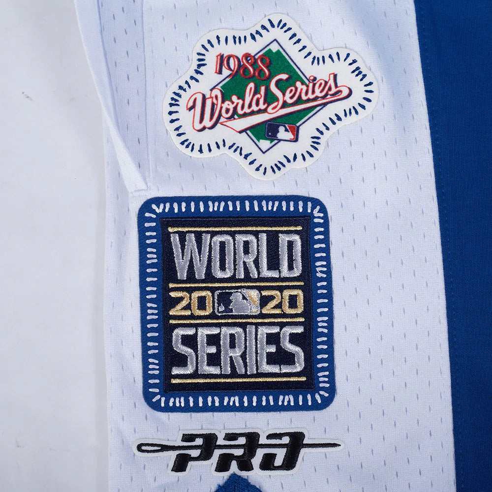 MLB LOS ANGELES DODGERS DIY PICK STITCH MEN'S DOUBLE KNIT 2.0 SHORT