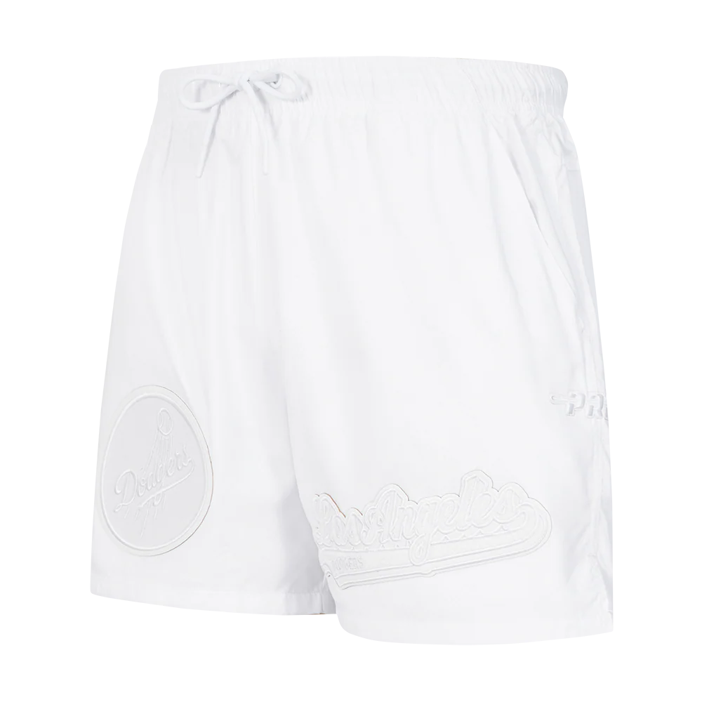 MLB LOS ANGELES DODGERS WHITE OUT MEN'S WOVEN SHORT