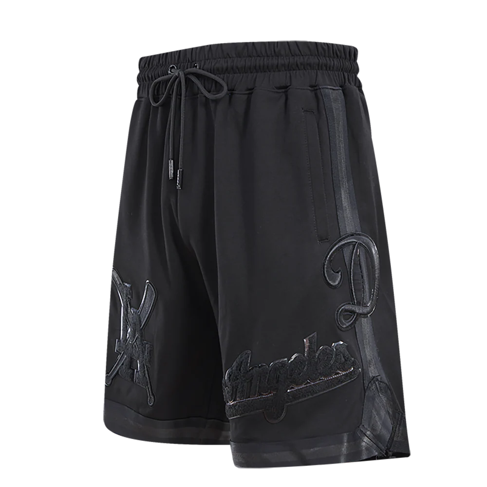 MLB LOS ANGELES DODGERS TRIPLE BLACK PRO TEAM MEN'S SHORT