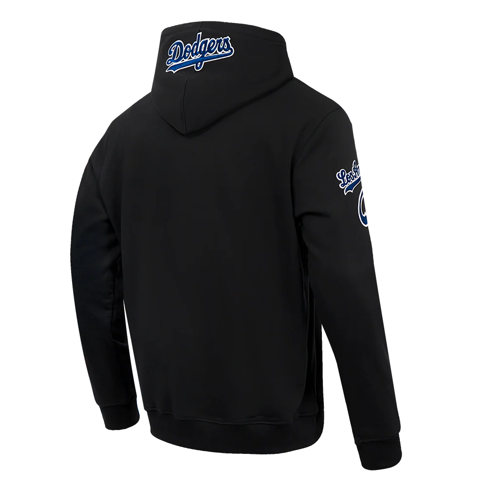 MLB LOS ANGELES DODGERS OLD ENGLISH MEN'S PULLOVER HOODIE